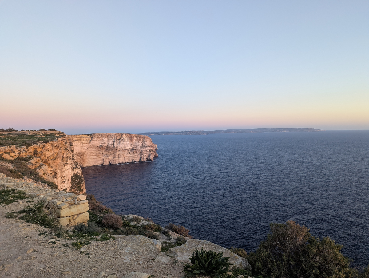 A scenic view from Sanap Cliffs